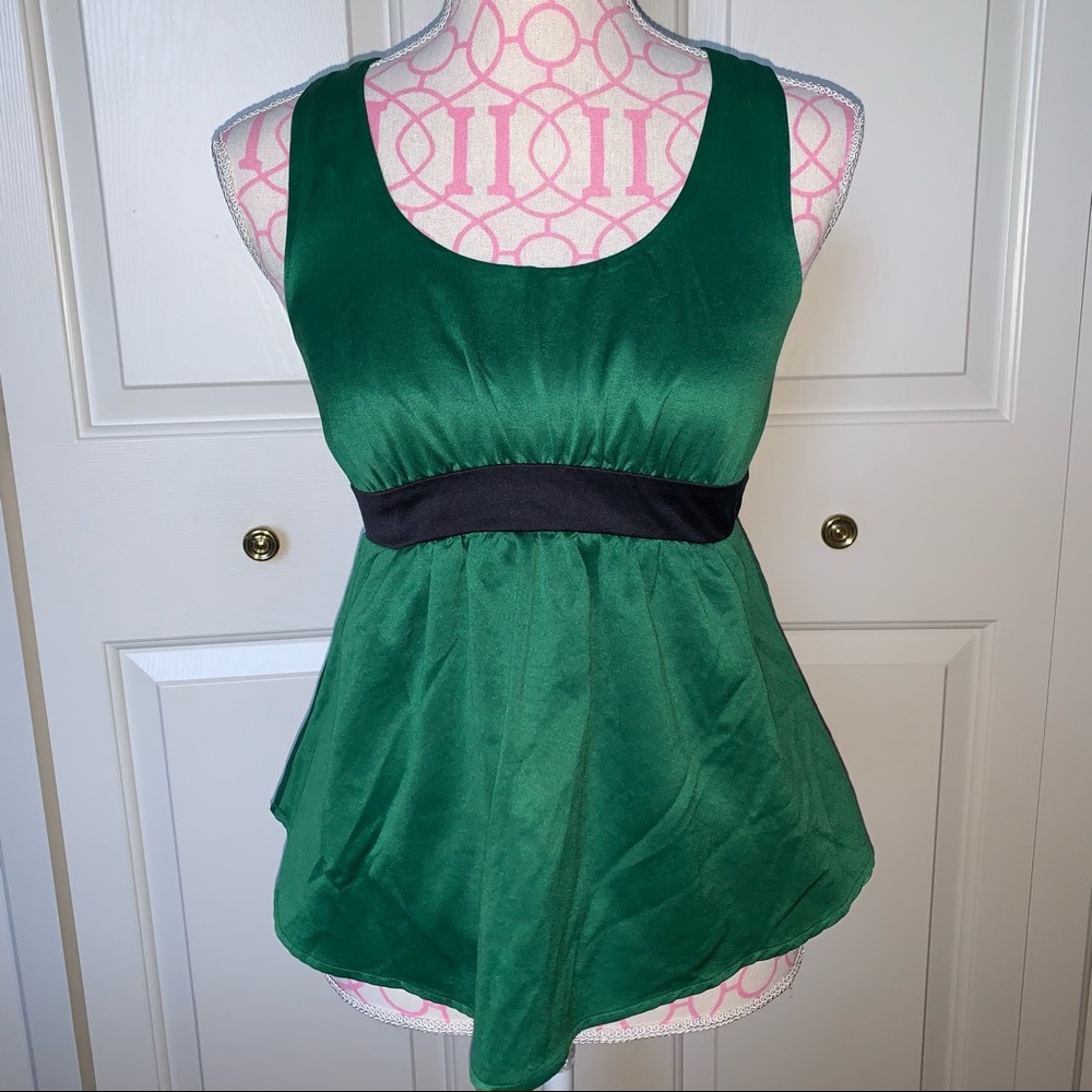 Design History Green tank top size S